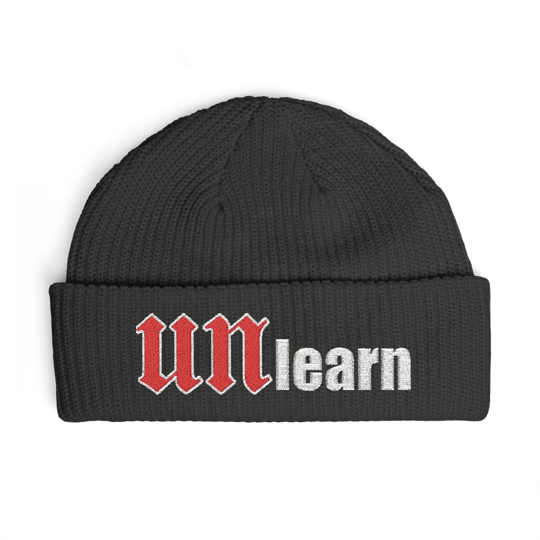 UnLearn The World - Cuff Knit Beanie