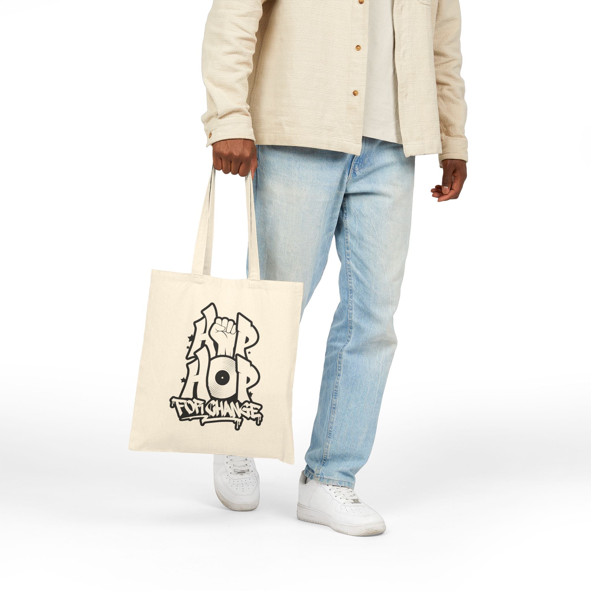 Hip Hop for Change - Logo Canvas Tote