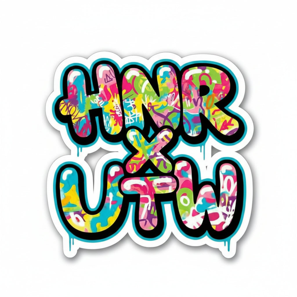 honor the culture™ x unlearn the world — HNR X UTW vinyl sticker