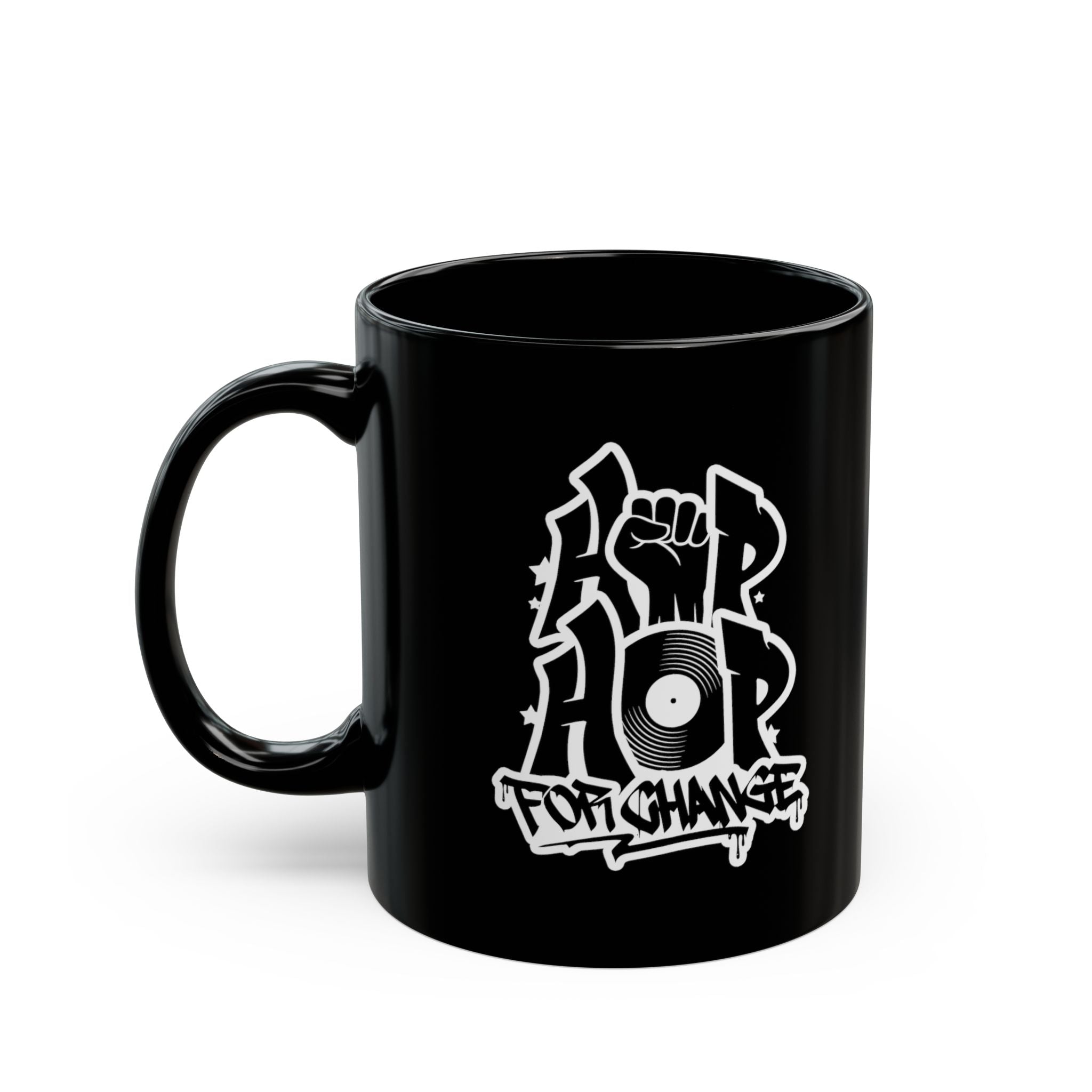 Hip Hop For Change - Black Coffee Mug