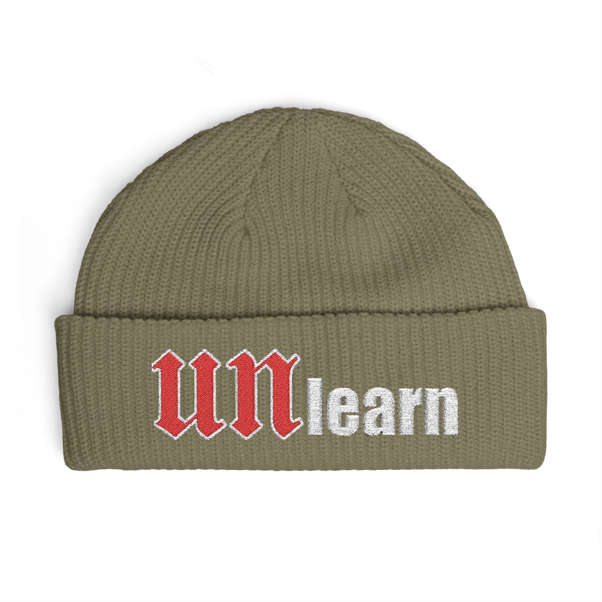 UnLearn The World - Cuff Knit Beanie