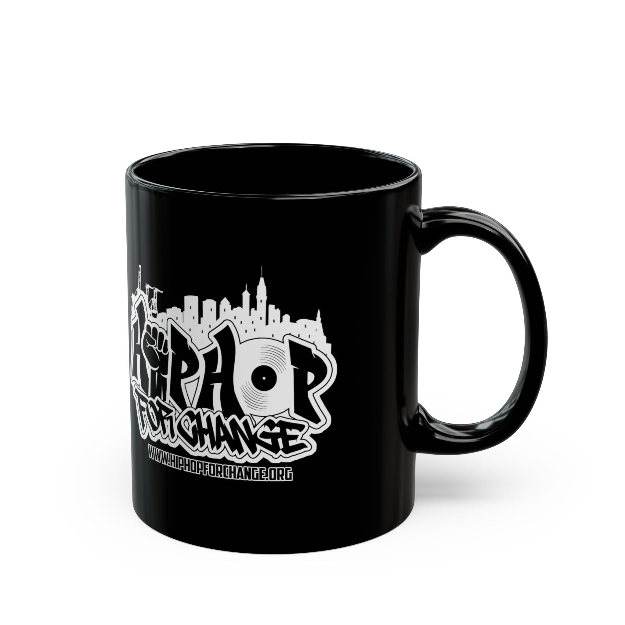Hip Hop For Change - Black Coffee Mug