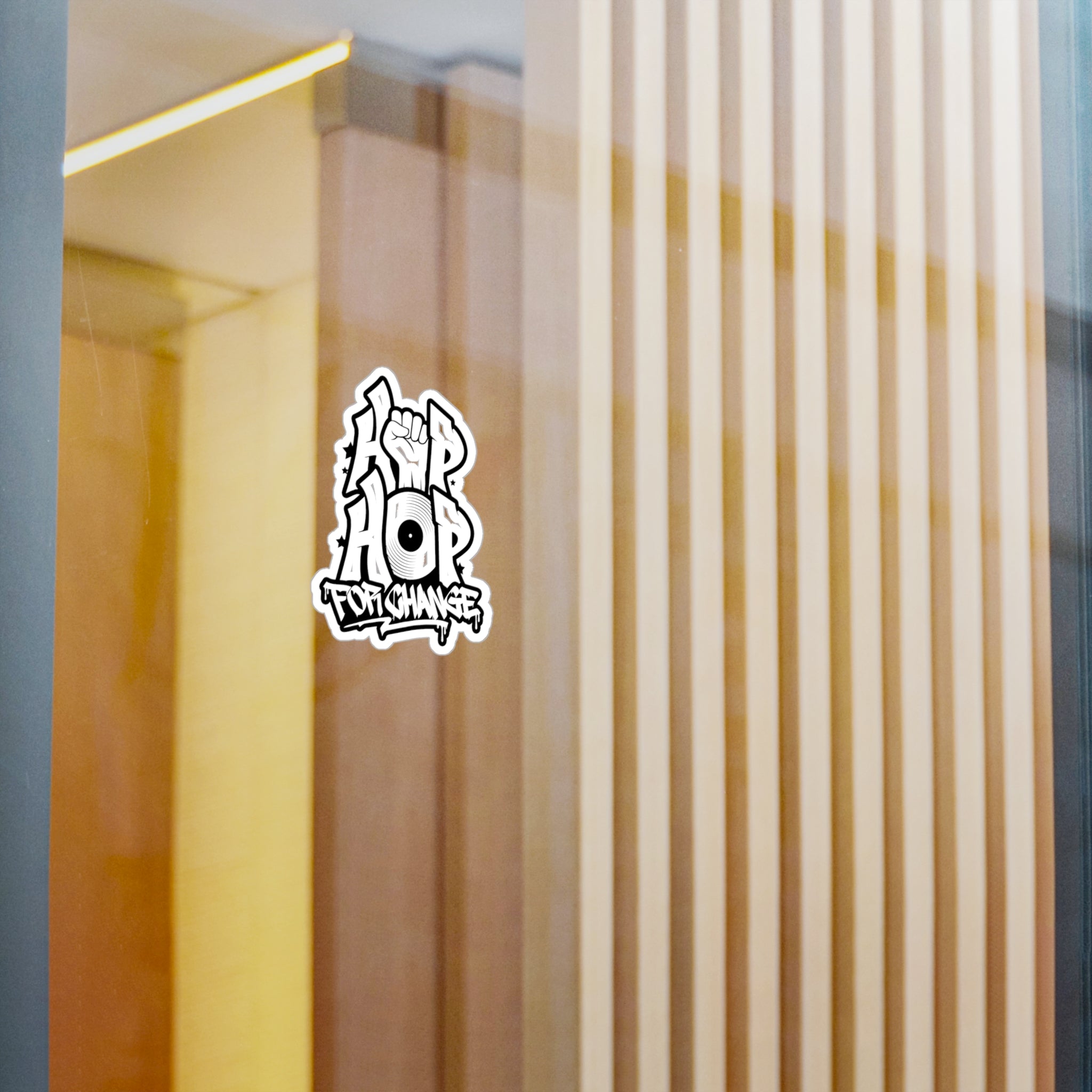 Hip Hop For Change - Vinyl Logo Sticker