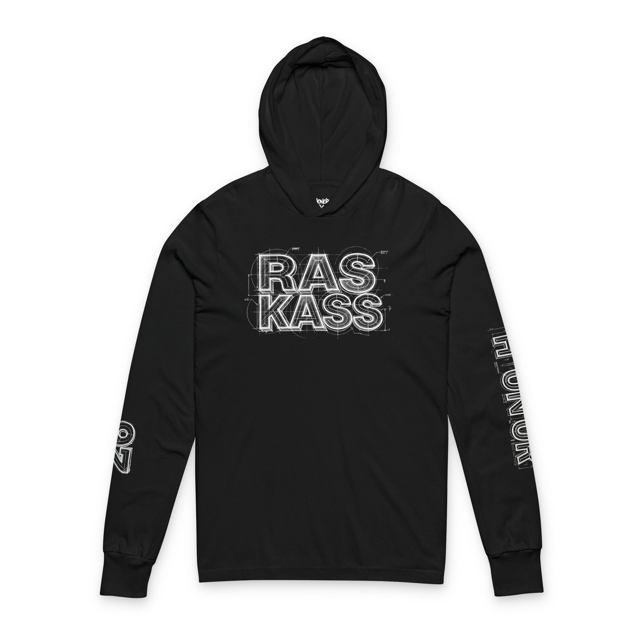 HNR x Ras Kass - 'Architect' B&W Hoodie Tee (Limited Edition)