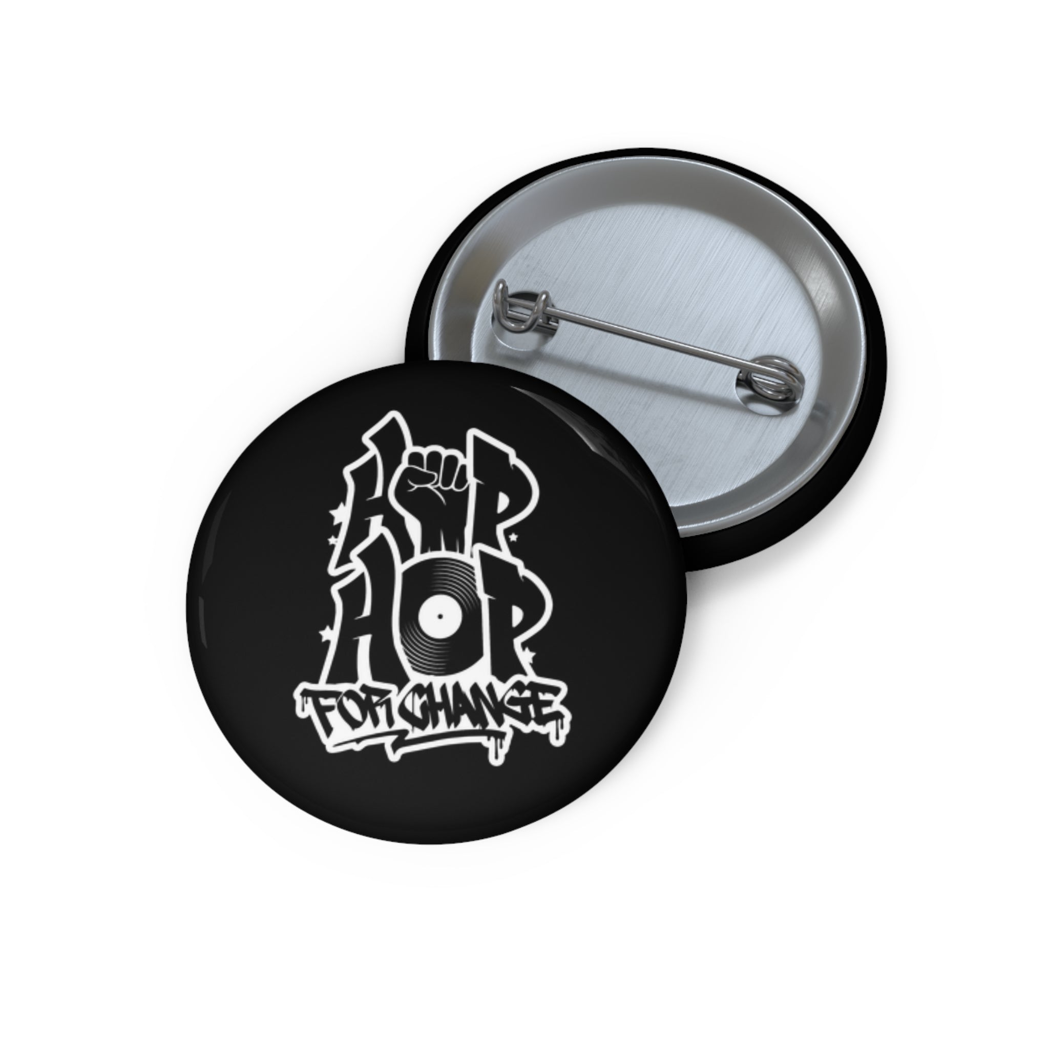 Hip Hop for Change - Logo Pin Button