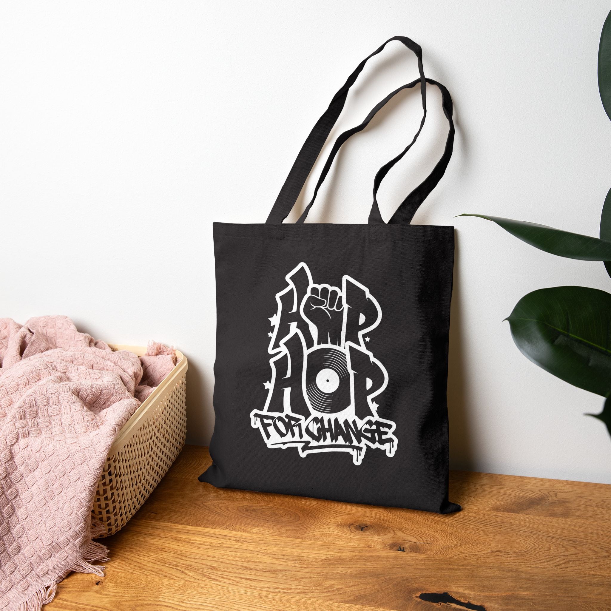 Hip Hop for Change - Logo Canvas Tote