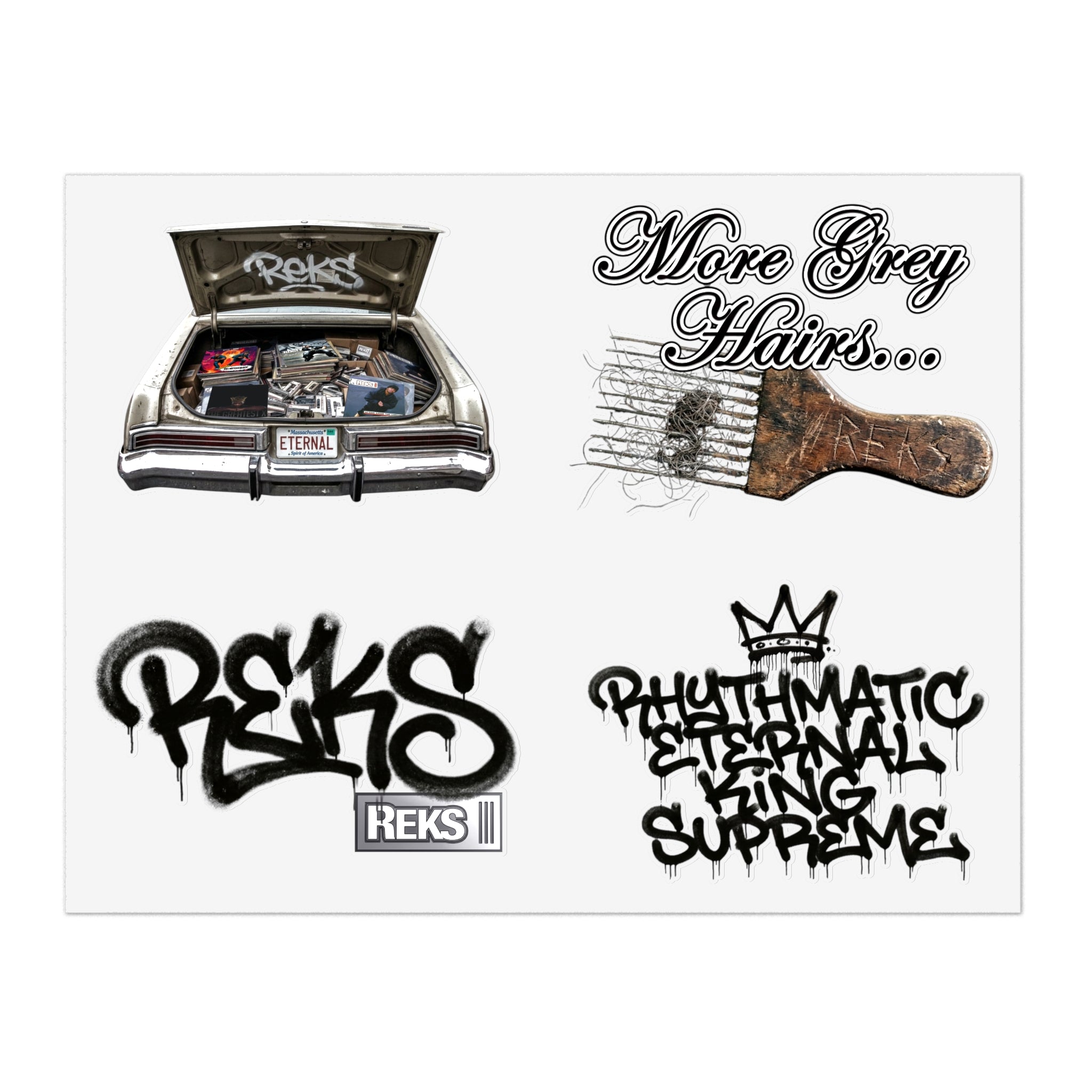 HNR x REKS - Sticker Sheet (8.5 x 11)