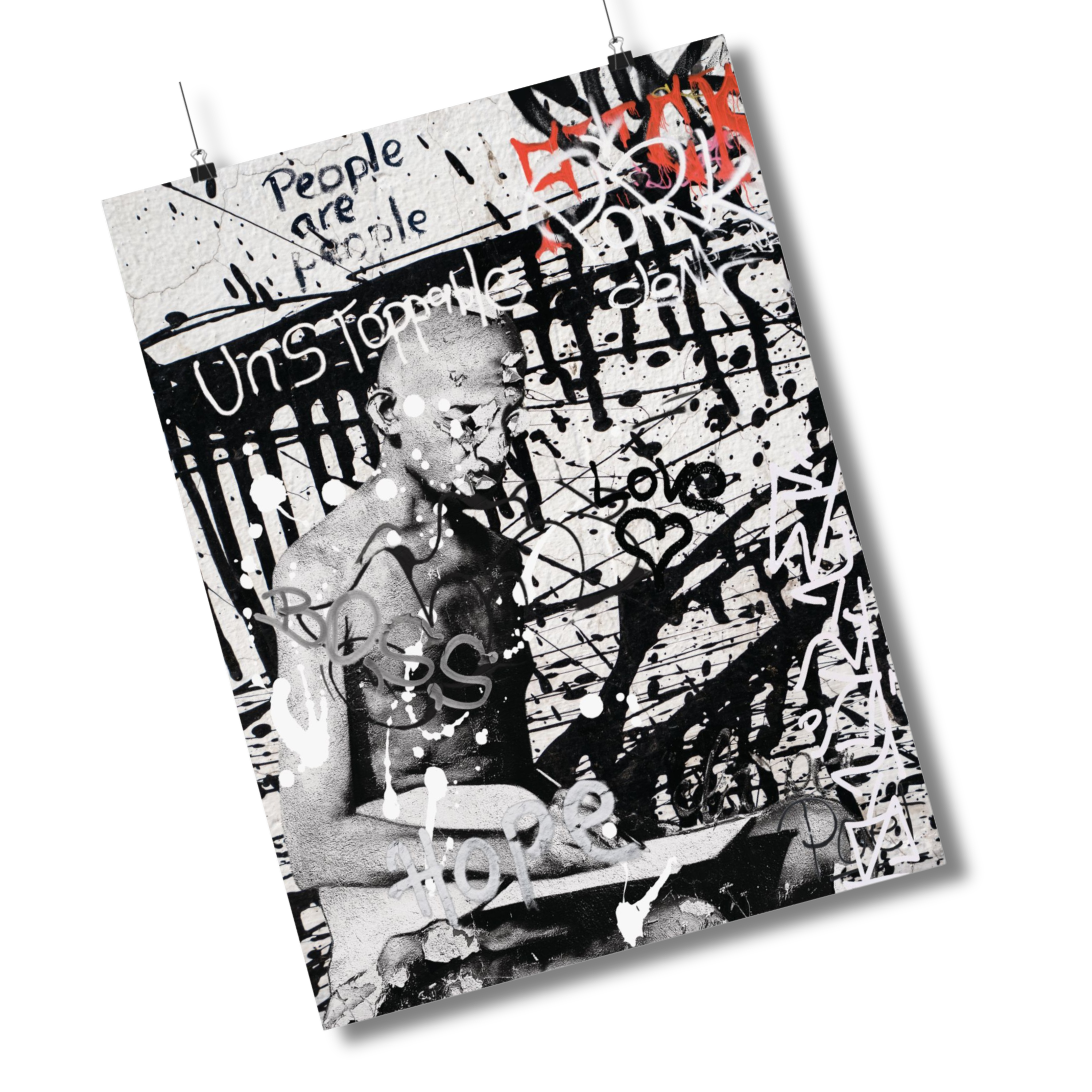 honor the culture™ - "people are unstoppable" poster