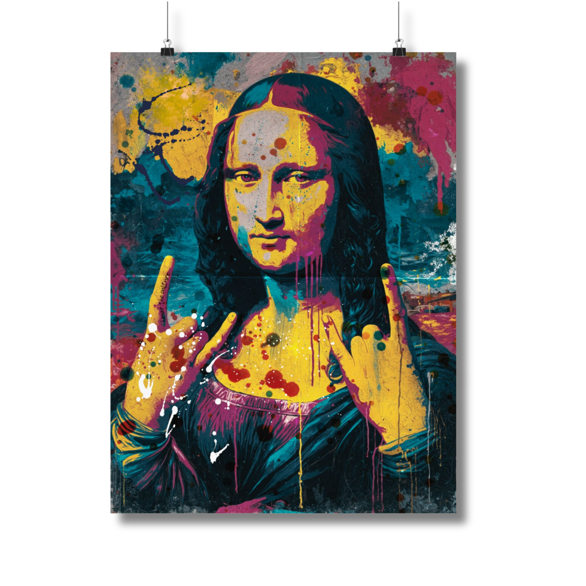 honor the culture™ - "tona lisa" poster