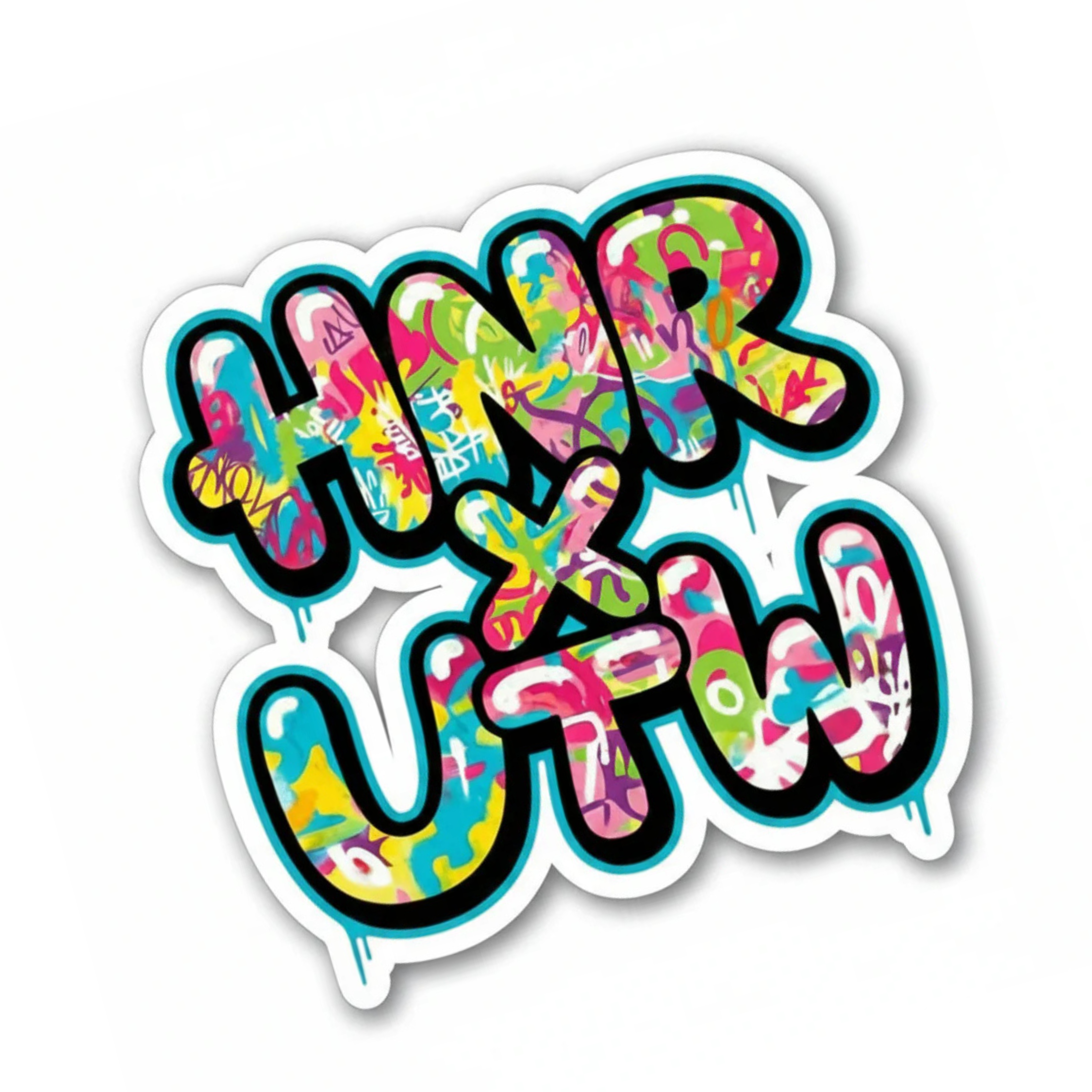 honor the culture™ x unlearn the world — HNR X UTW vinyl sticker