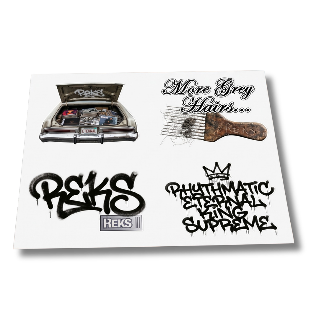 HNR x REKS - Sticker Sheet (8.5 x 11)