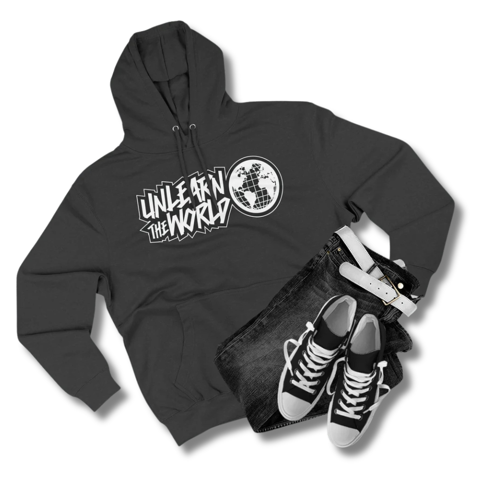 Unlearn The World - Classic Logo Hoodie