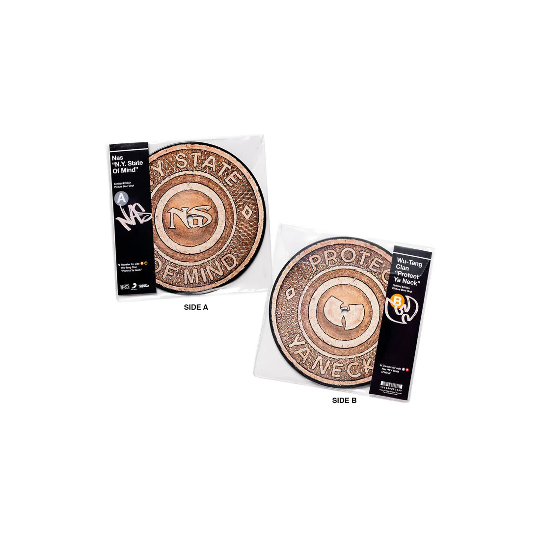 Nas x Wu-Tang Clan: NY State of Mind / Protect Ya Neck - Picture Disc Vinyl 7" Single