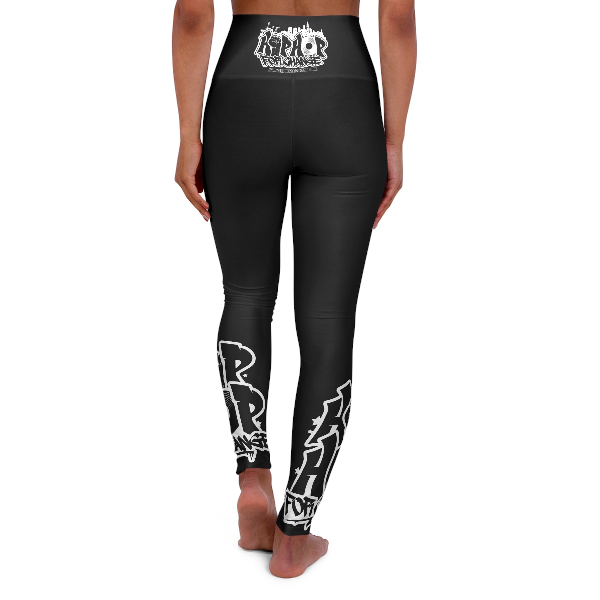 Hip Hop For Change -High-Waist Yoga Leggings