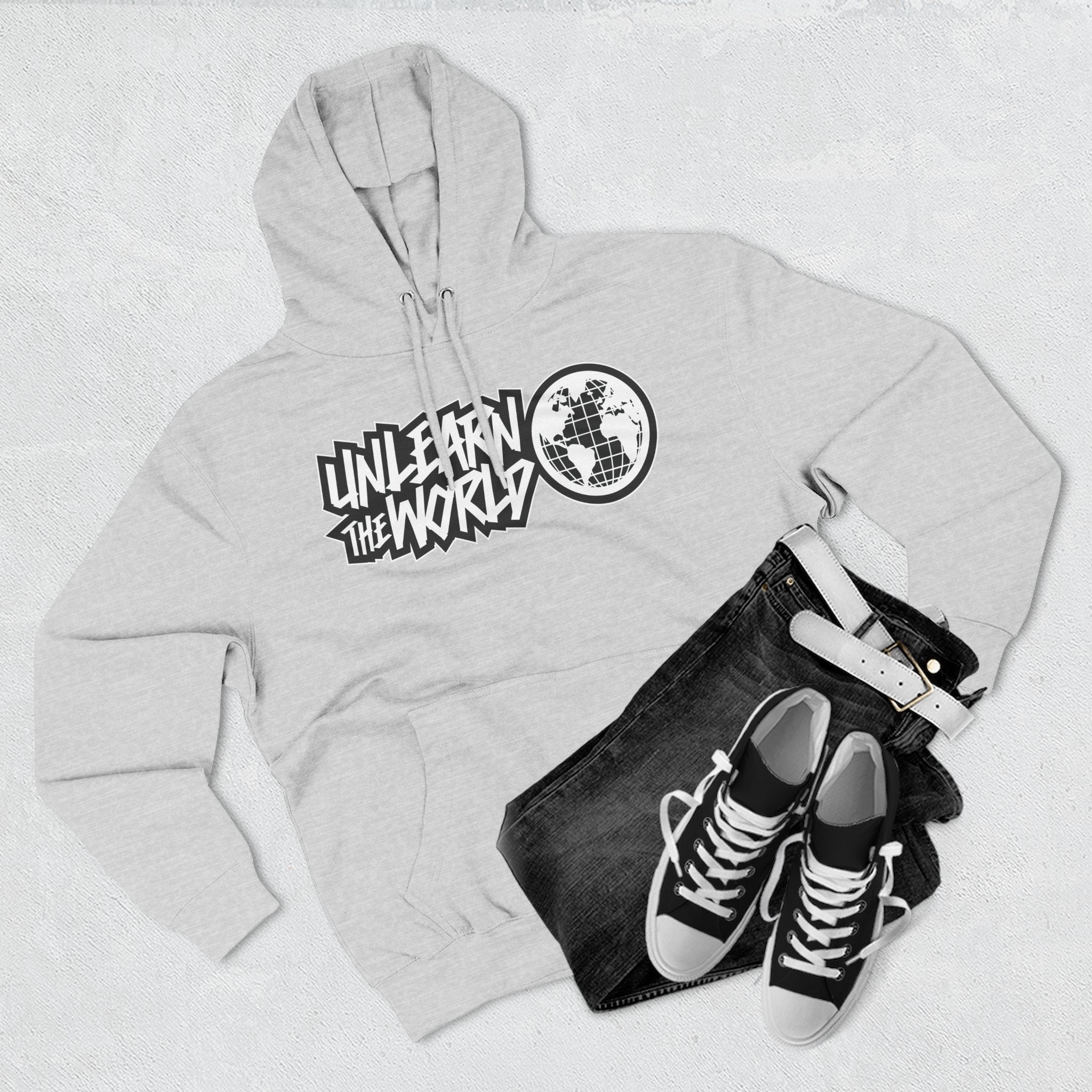 Unlearn The World - Classic Logo Hoodie