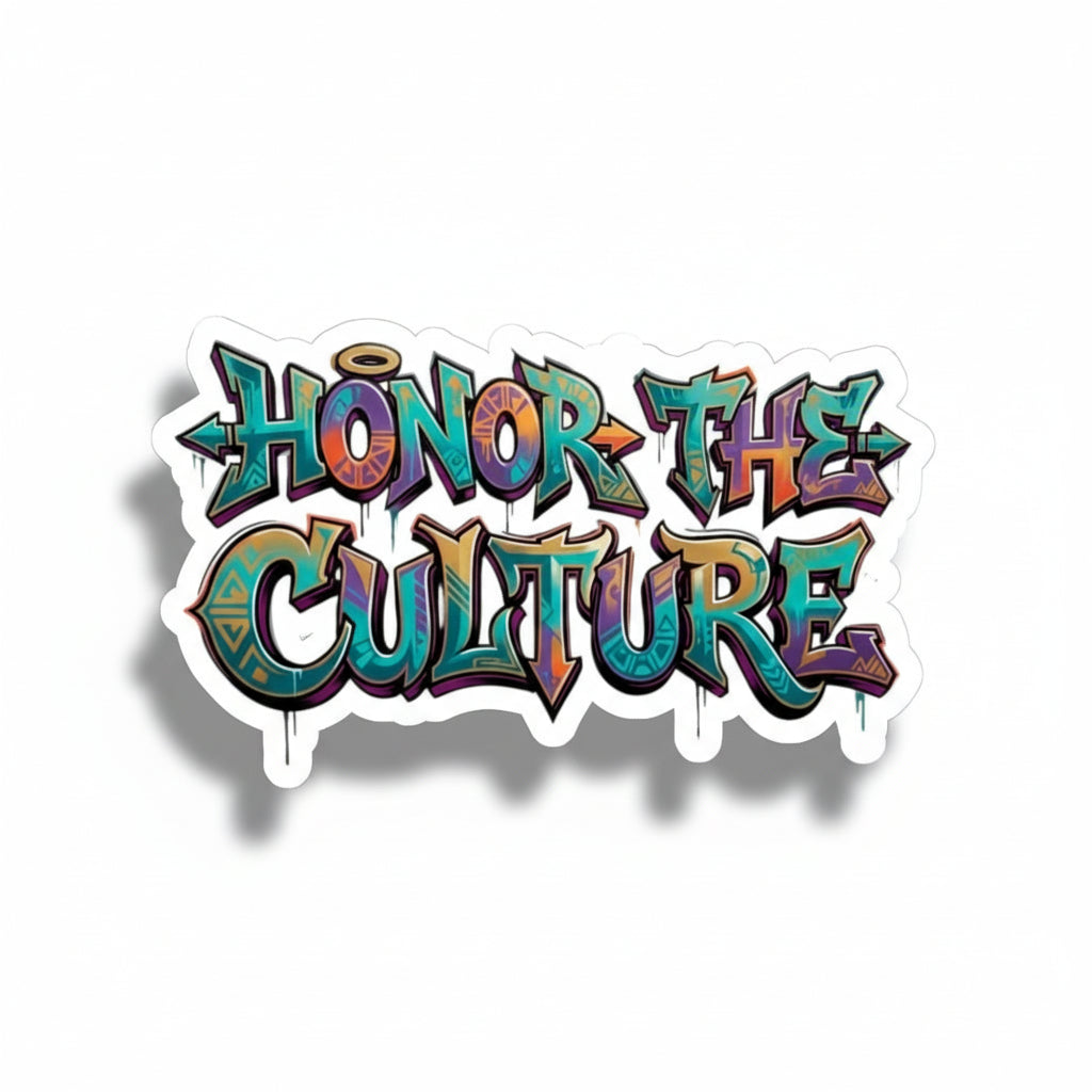honor the culture™ - graph sticker
