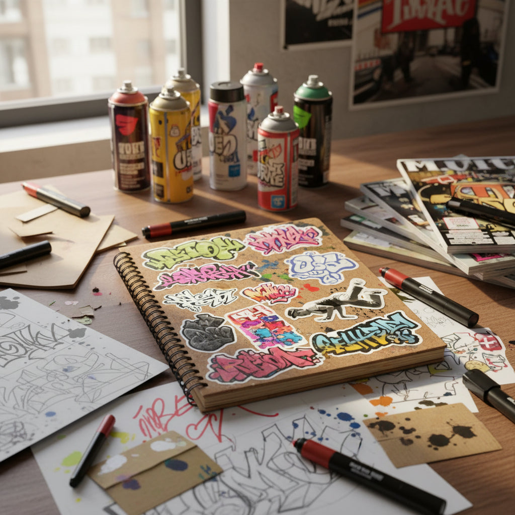 honor the culture™ - "B-boy D-stroy'" vinyl sticker