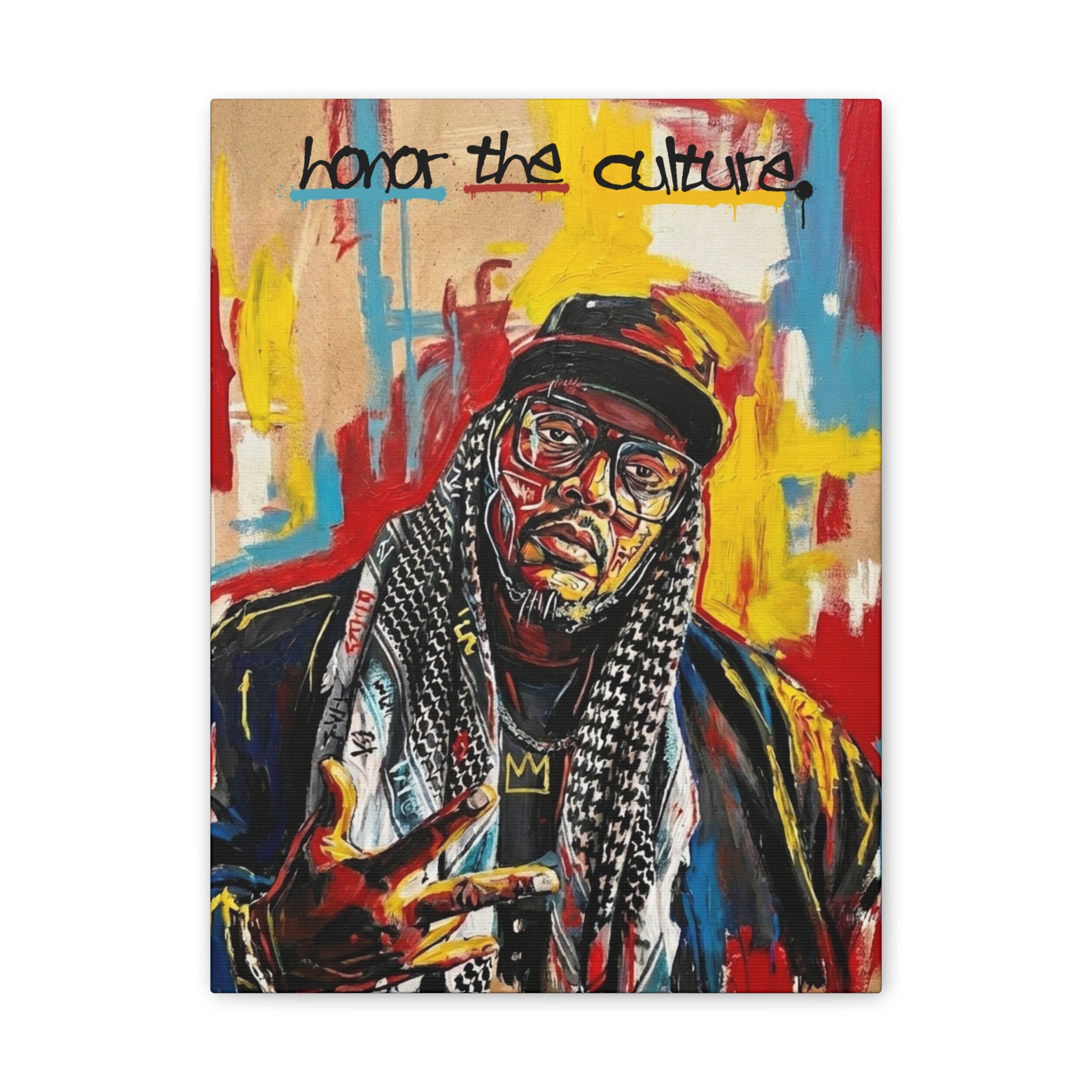 honor the culture™ x UnLearn The World — "honor the teacher" canvas