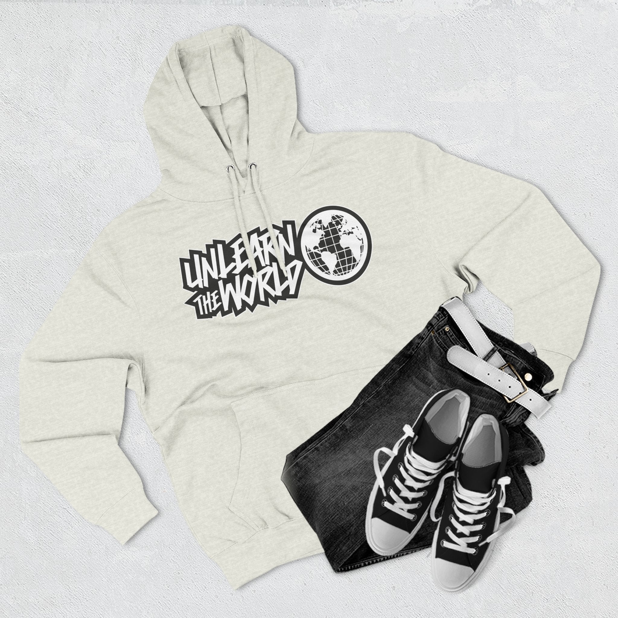 Unlearn The World - Classic Logo Hoodie