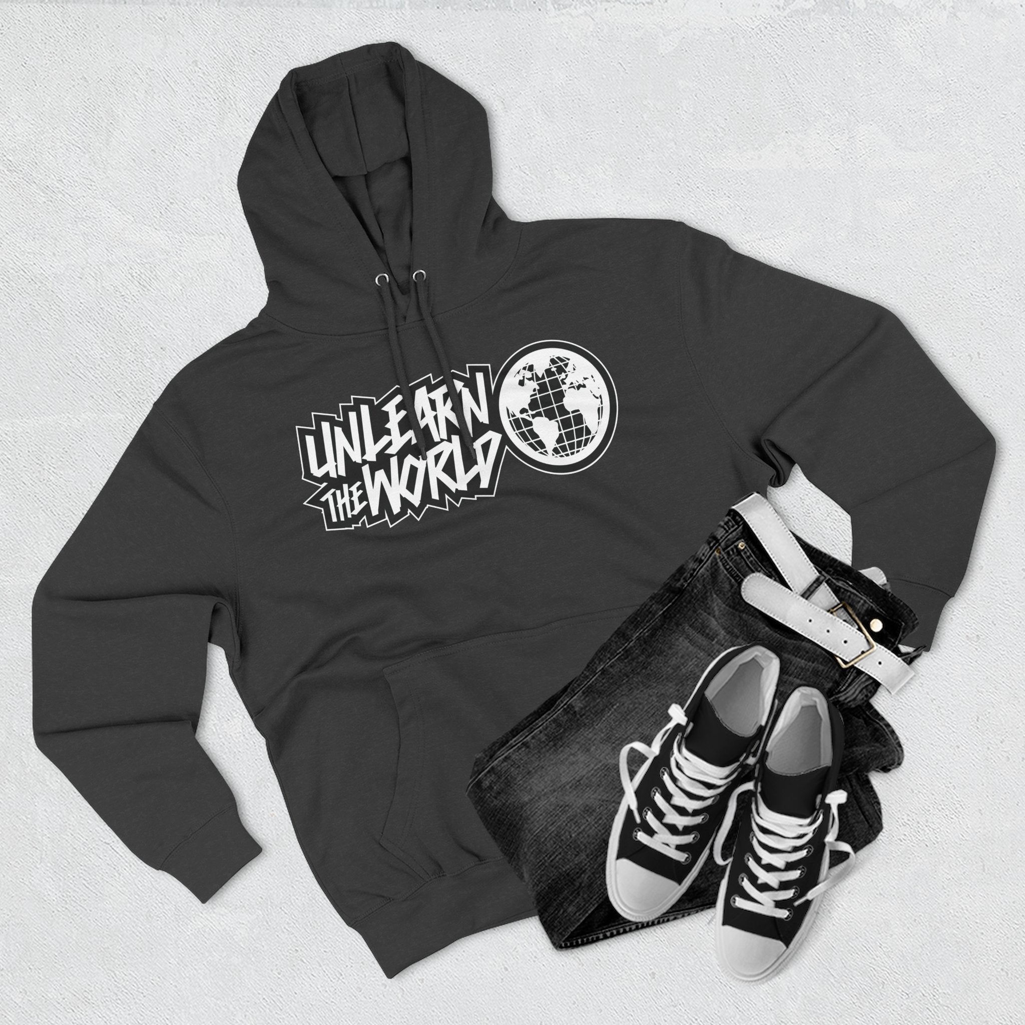 Unlearn The World - Classic Logo Hoodie