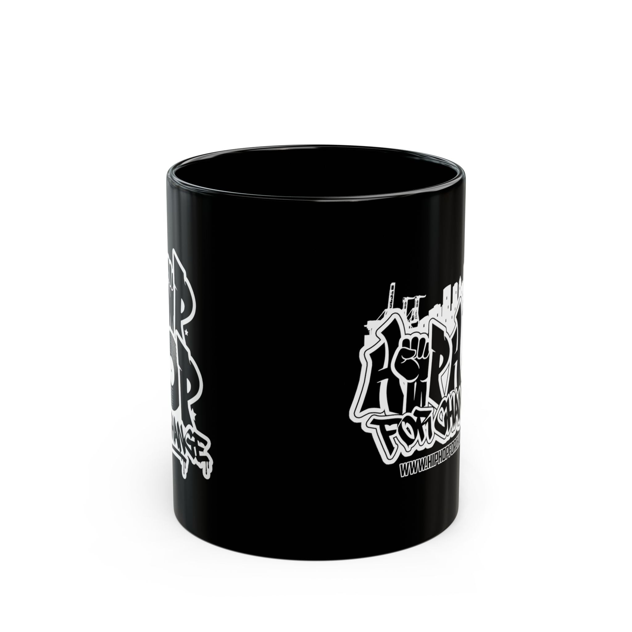 Hip Hop For Change - Black Coffee Mug