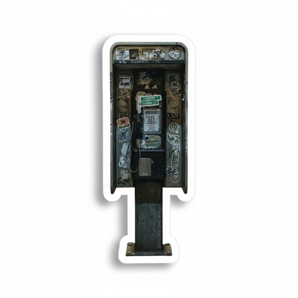 honor the culture™ - "how we move" vinyl sticker (payphone)
