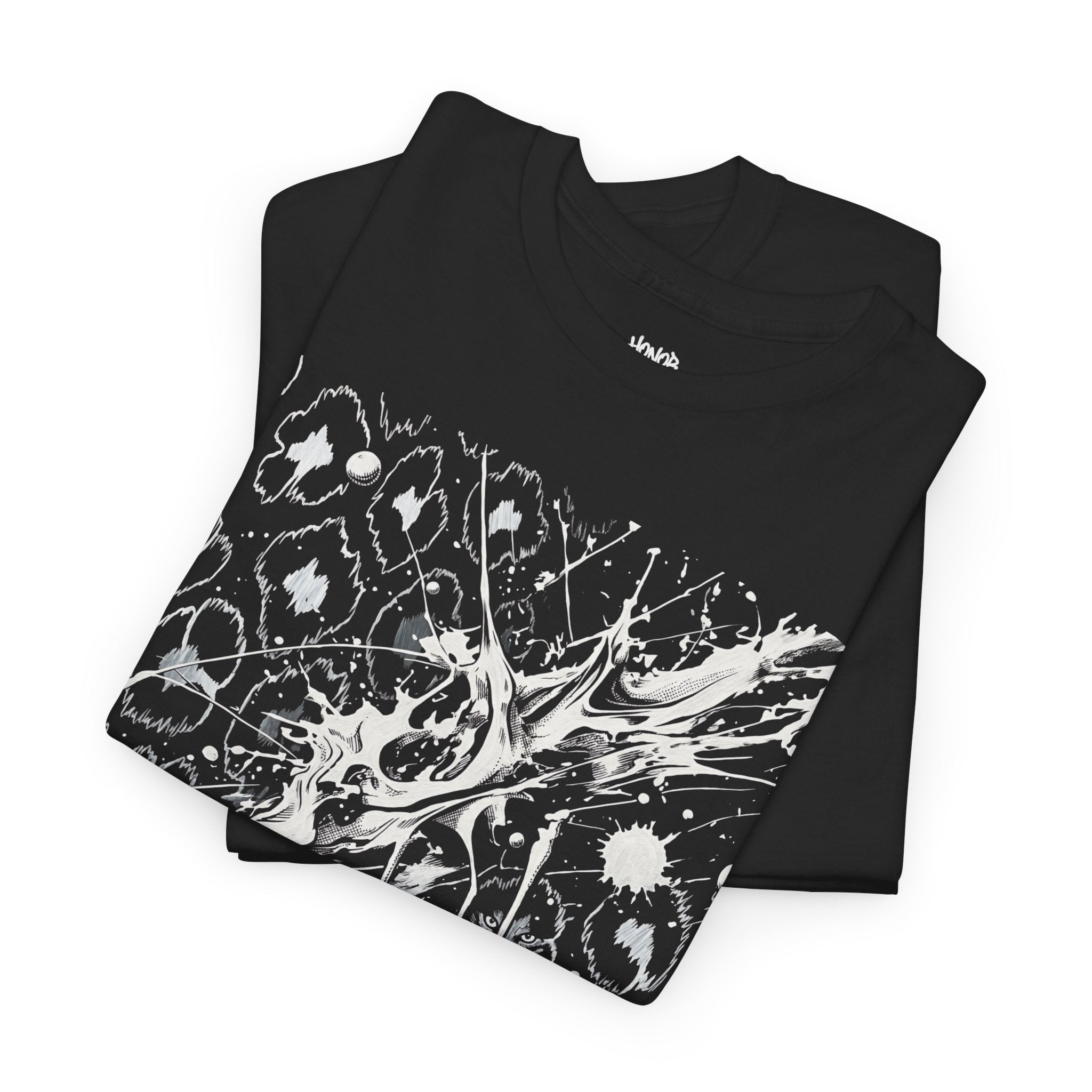 HNR x Ras Kass 'Face Eater' B&W tee (Limited Edition)