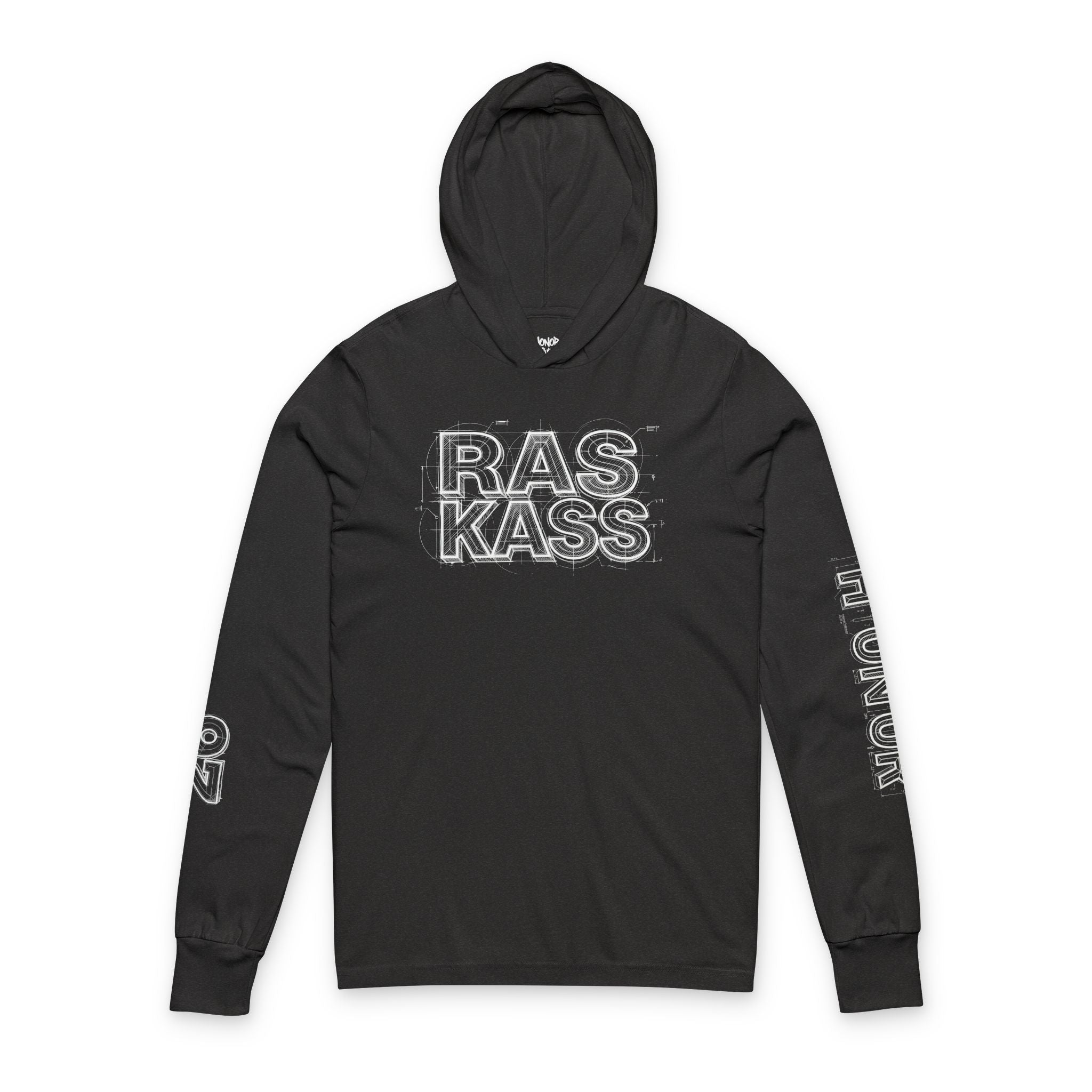 HNR x Ras Kass - 'Architect' B&W Hoodie Tee (Limited Edition)