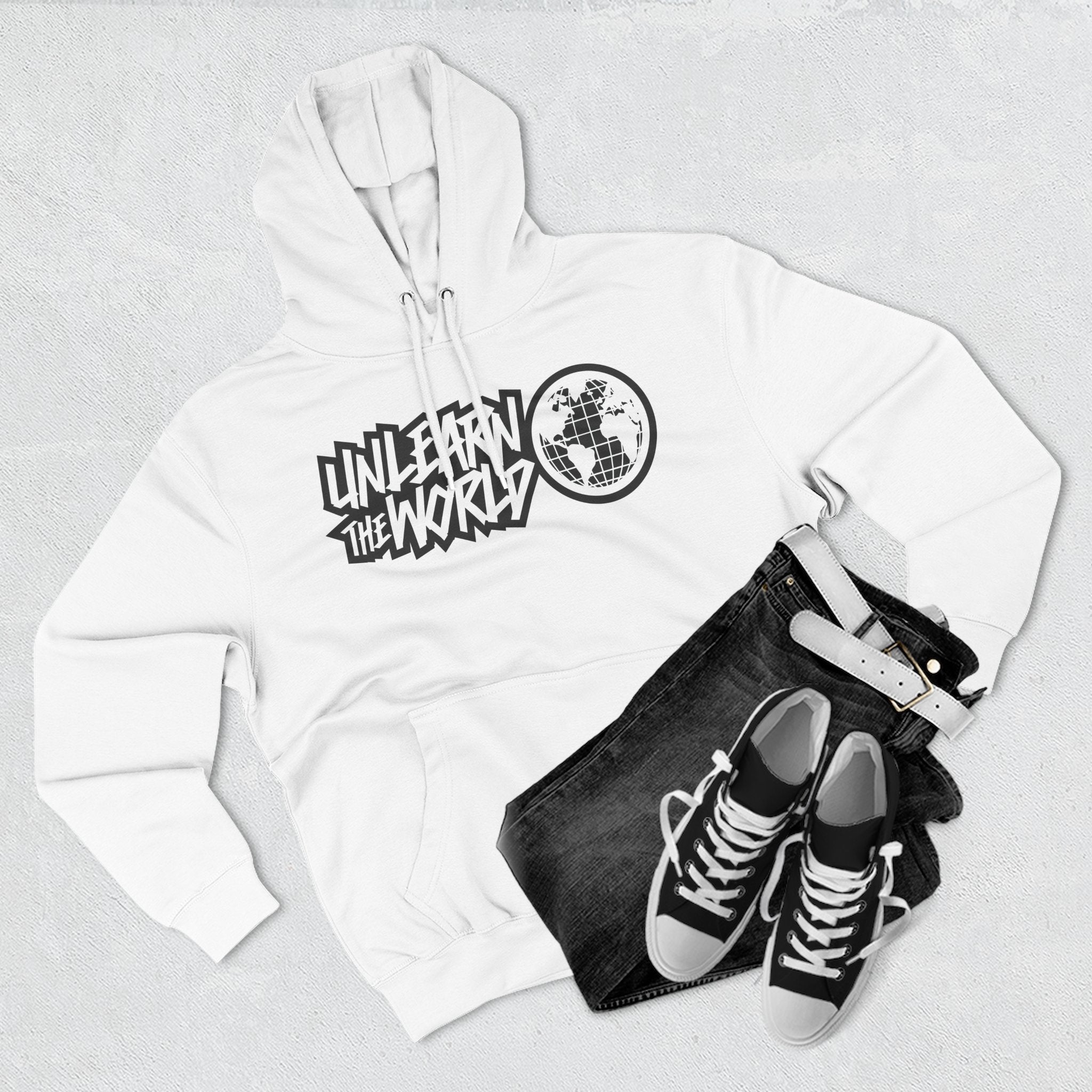 Unlearn The World - Classic Logo Hoodie