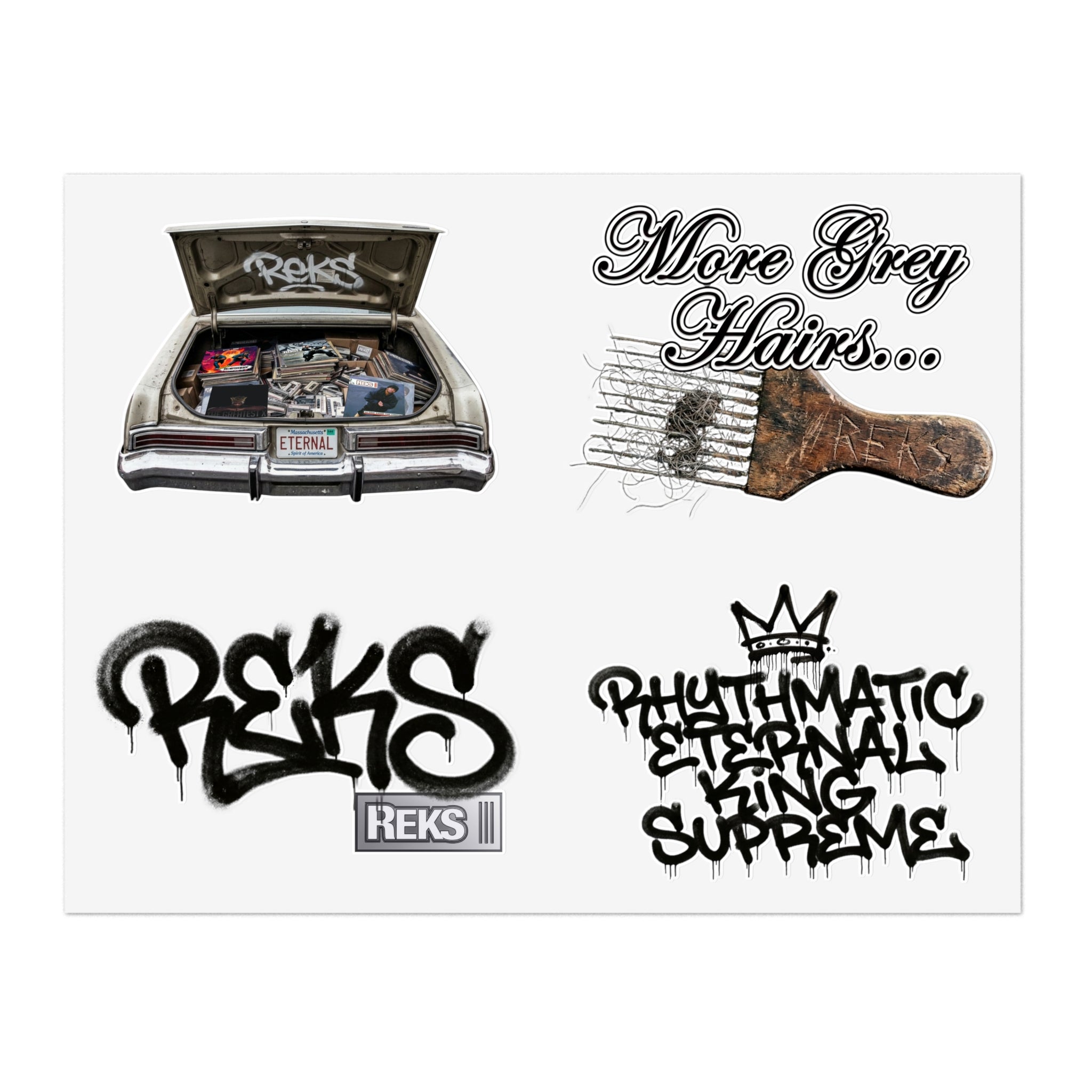 HNR x REKS - Sticker Sheet (8.5 x 11)