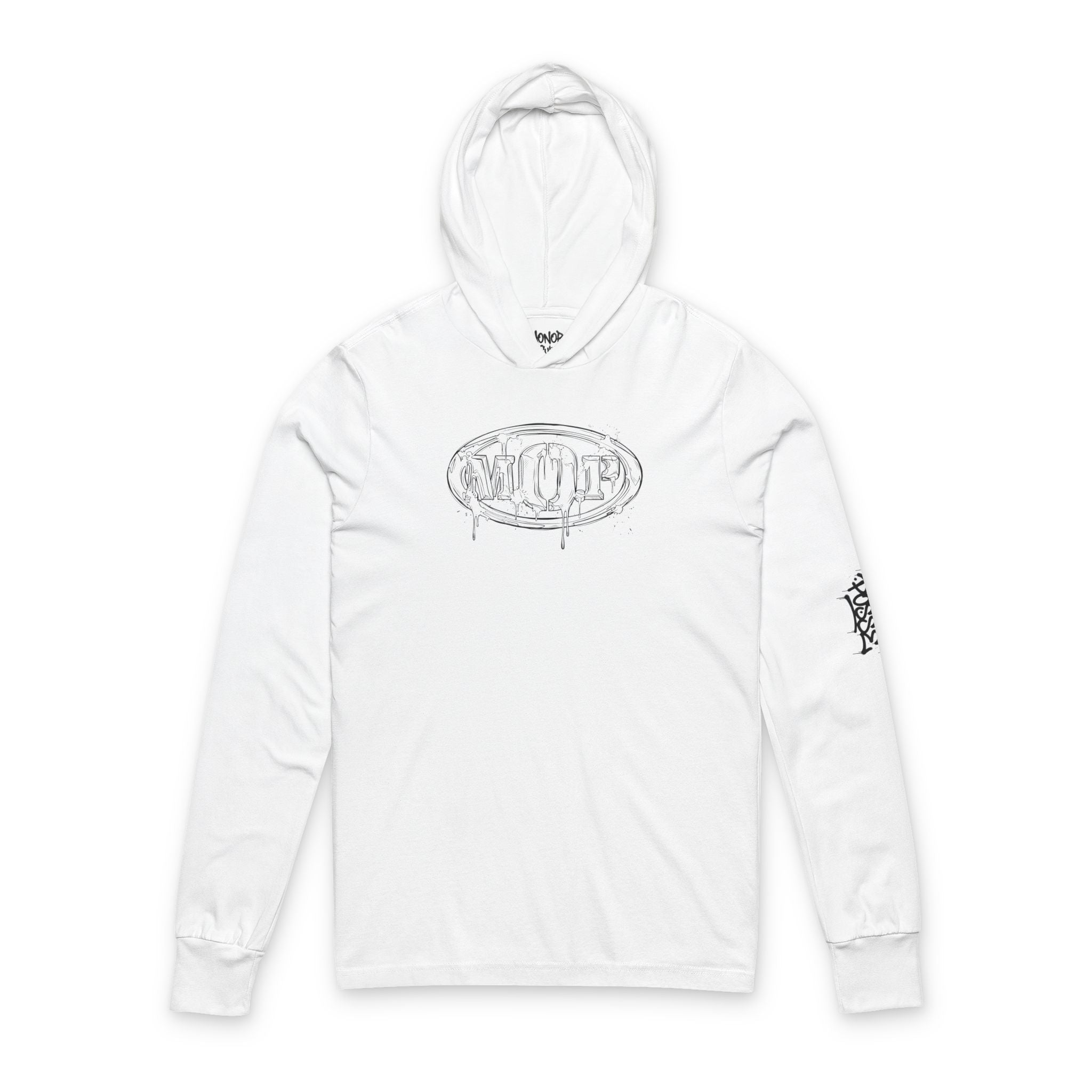 HNR x M.O.P. Mash Out Posse LS Tee Hoodie (Painters Edition)