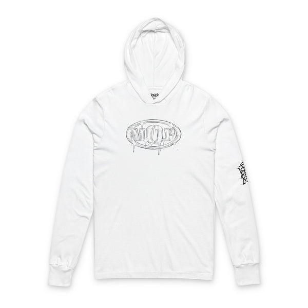 HNR x M.O.P. Mash Out Posse LS Tee Hoodie (Painters Edition)