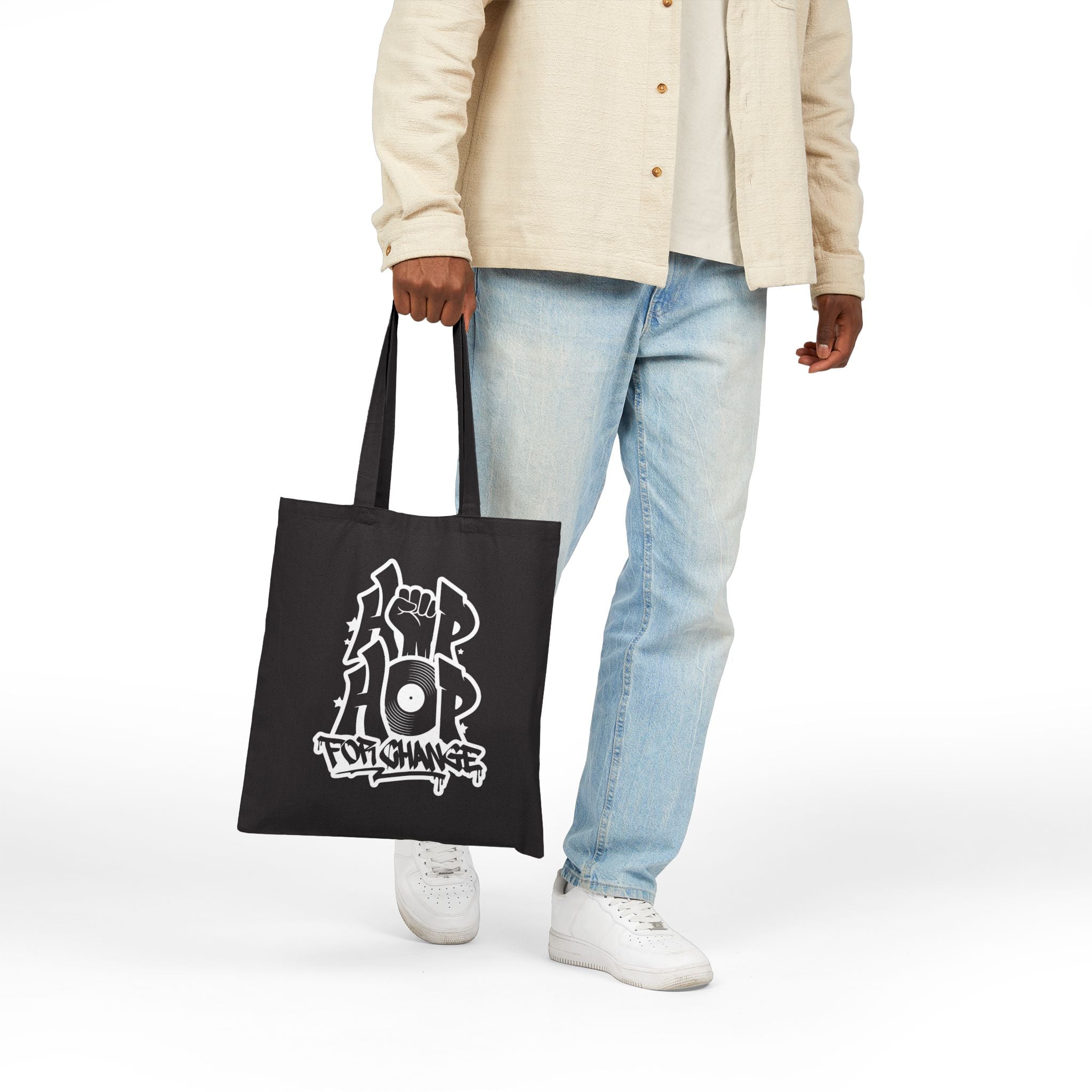 Hip Hop for Change - Logo Canvas Tote