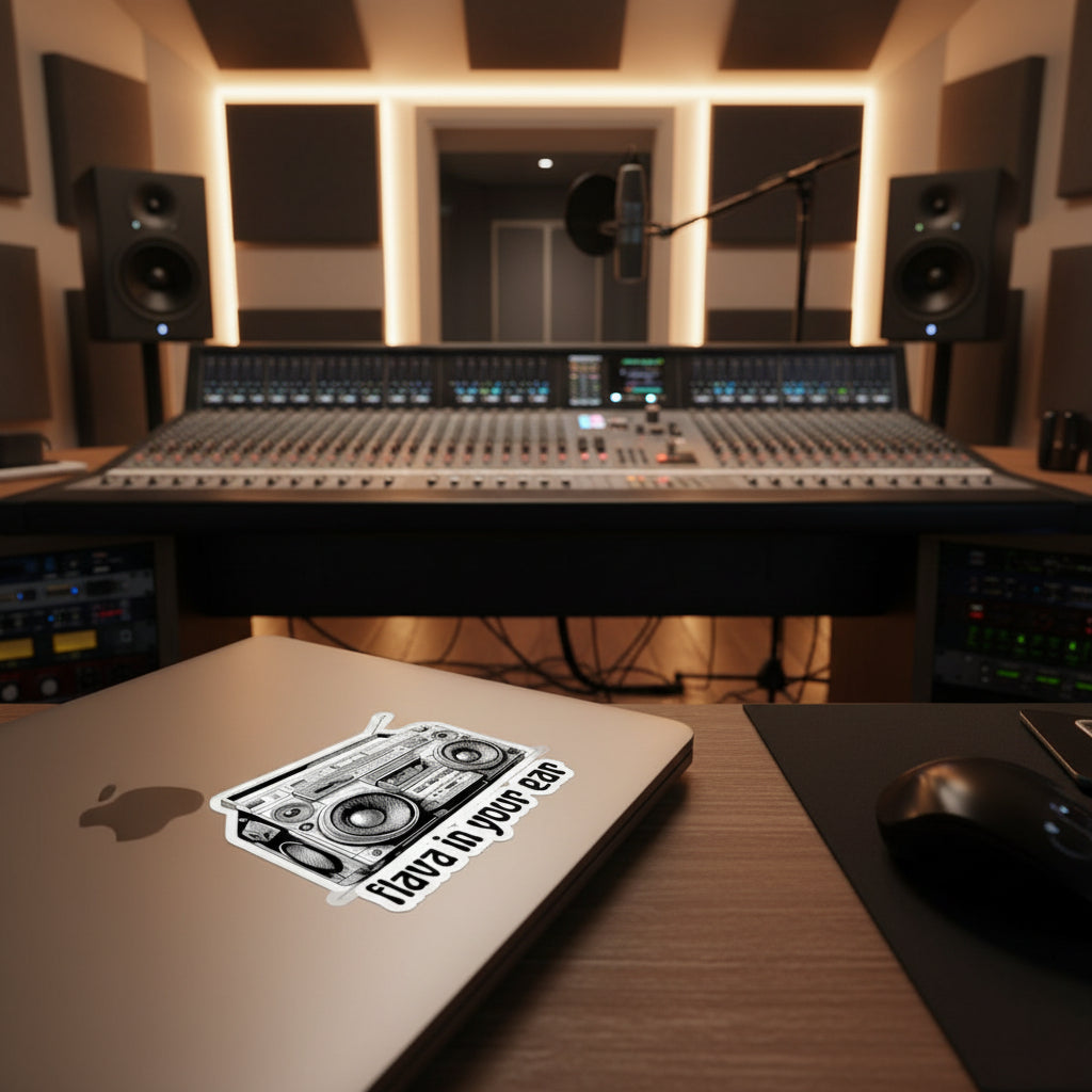 honor the culture™ - "flava in ya ear" vinyl sticker