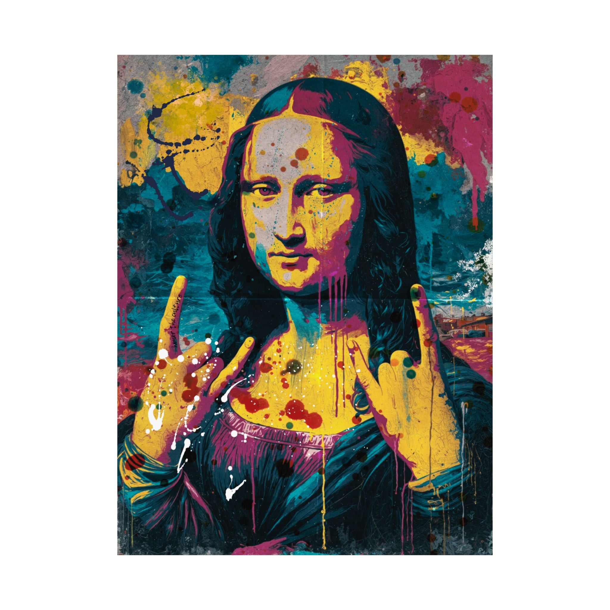 honor the culture™ - "tona lisa" poster