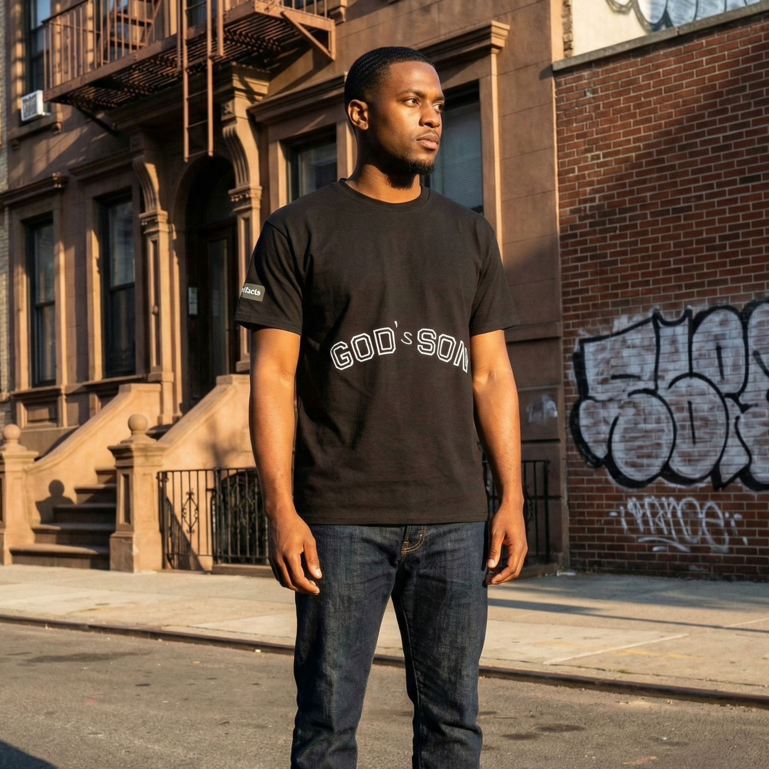 honor the culture™ - "across the belly" artifacts tee