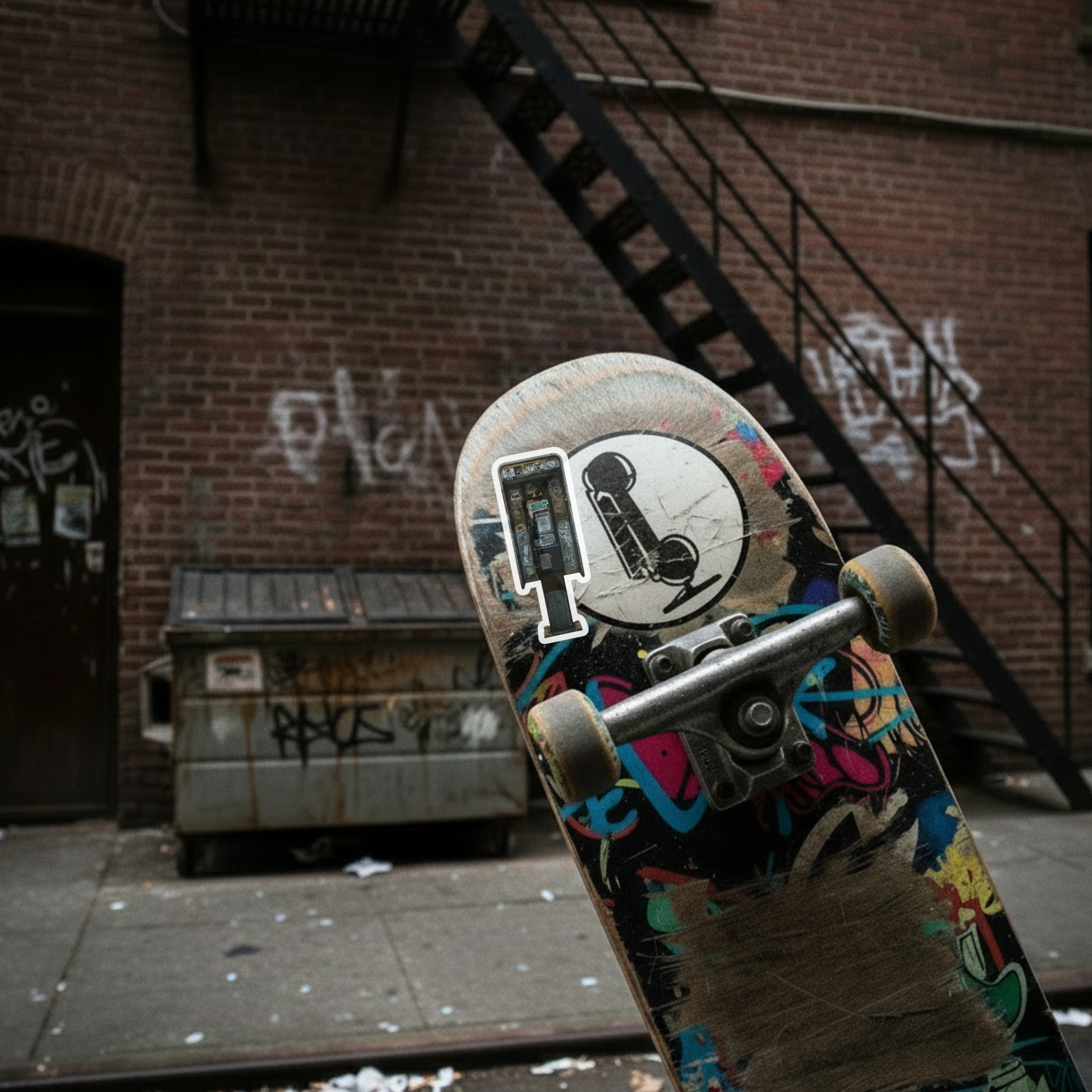 honor the culture™ - "how we move" vinyl sticker (payphone)