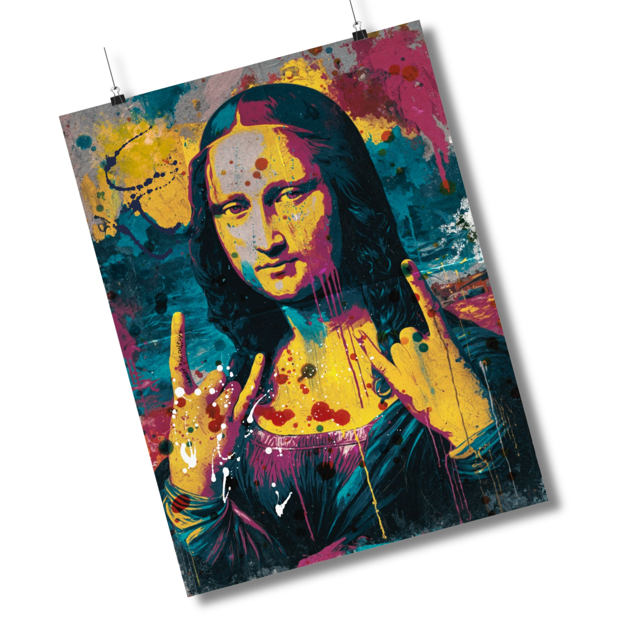 honor the culture™ - "tona lisa" poster