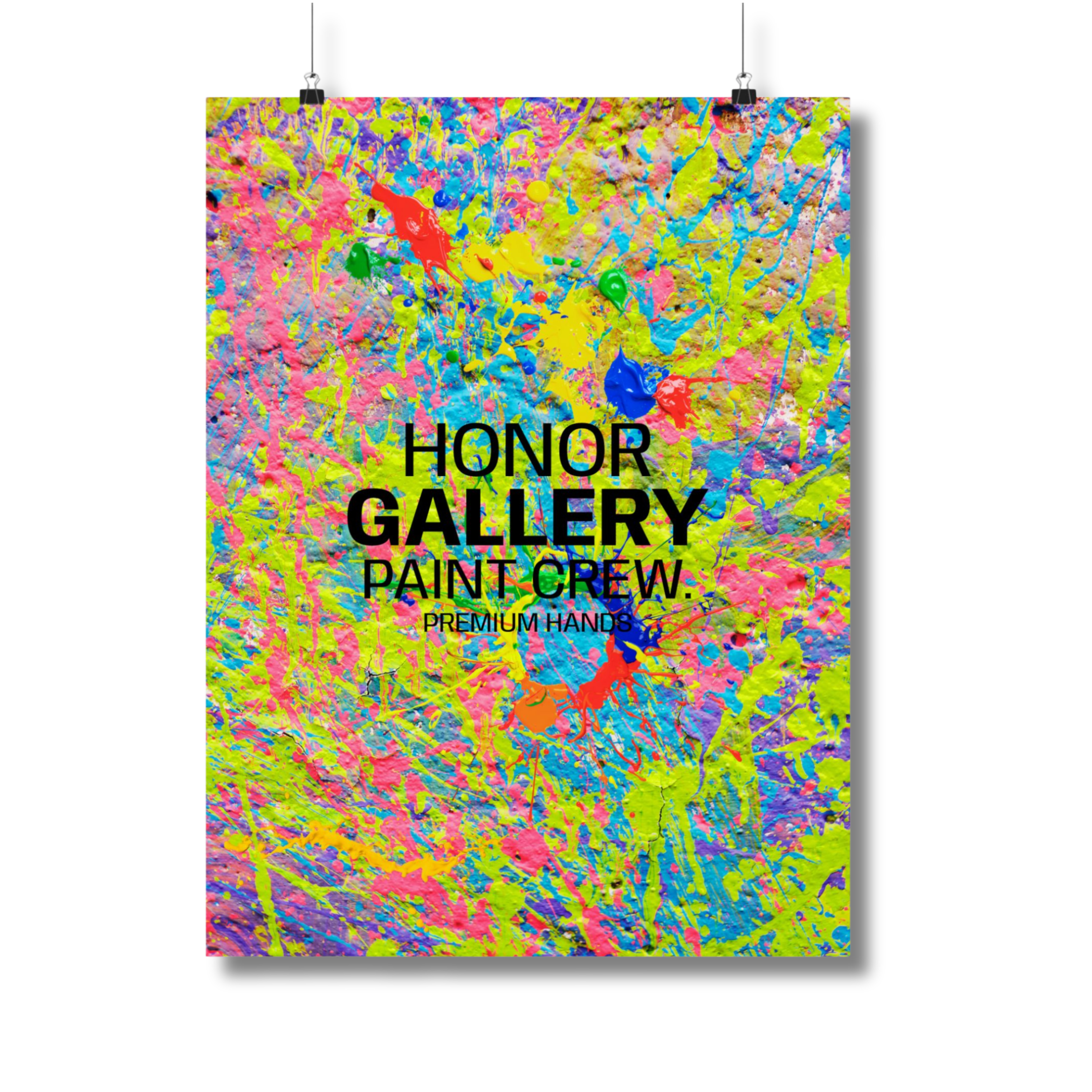 honor the culture™ - "paint crew" poster