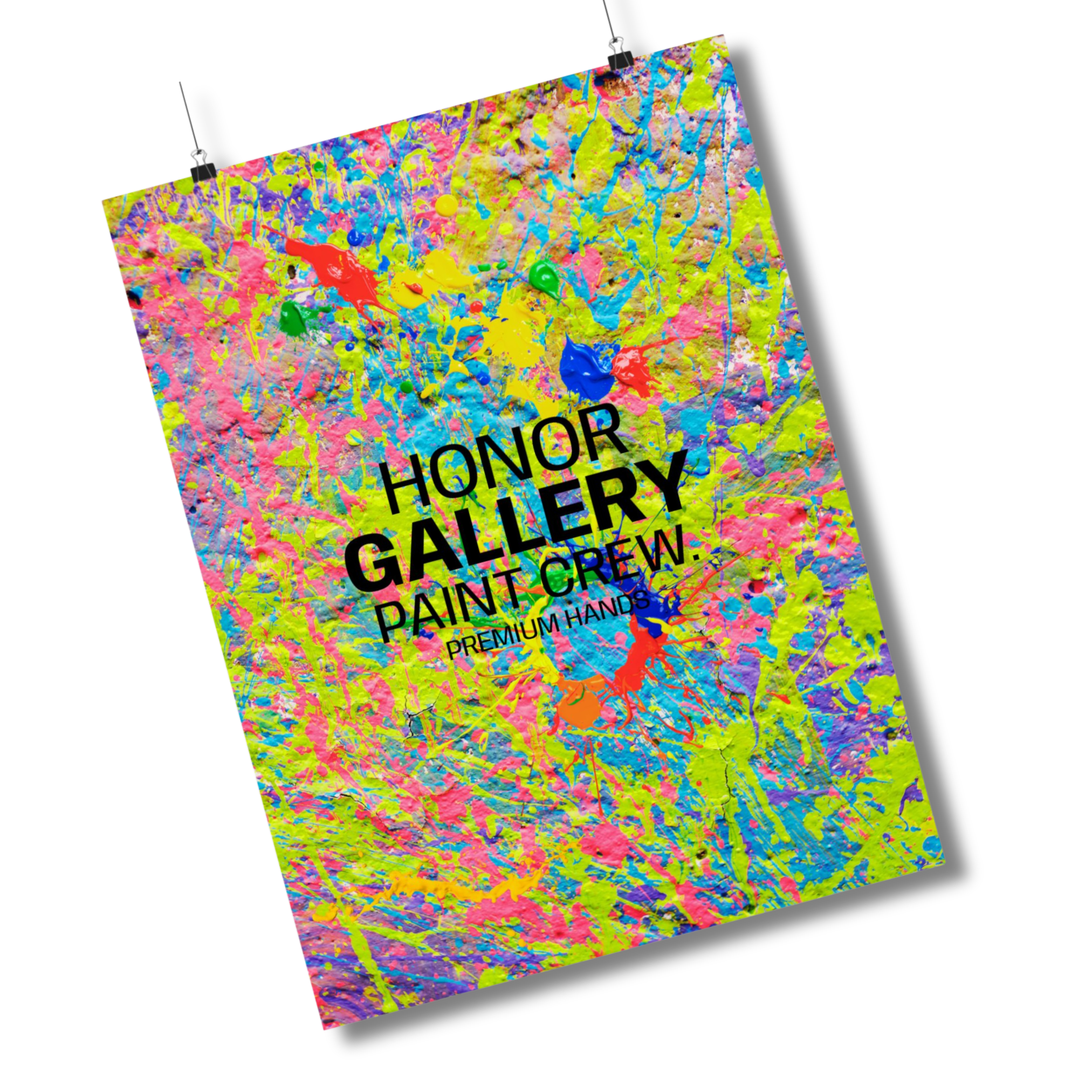 honor the culture™ - "paint crew" poster