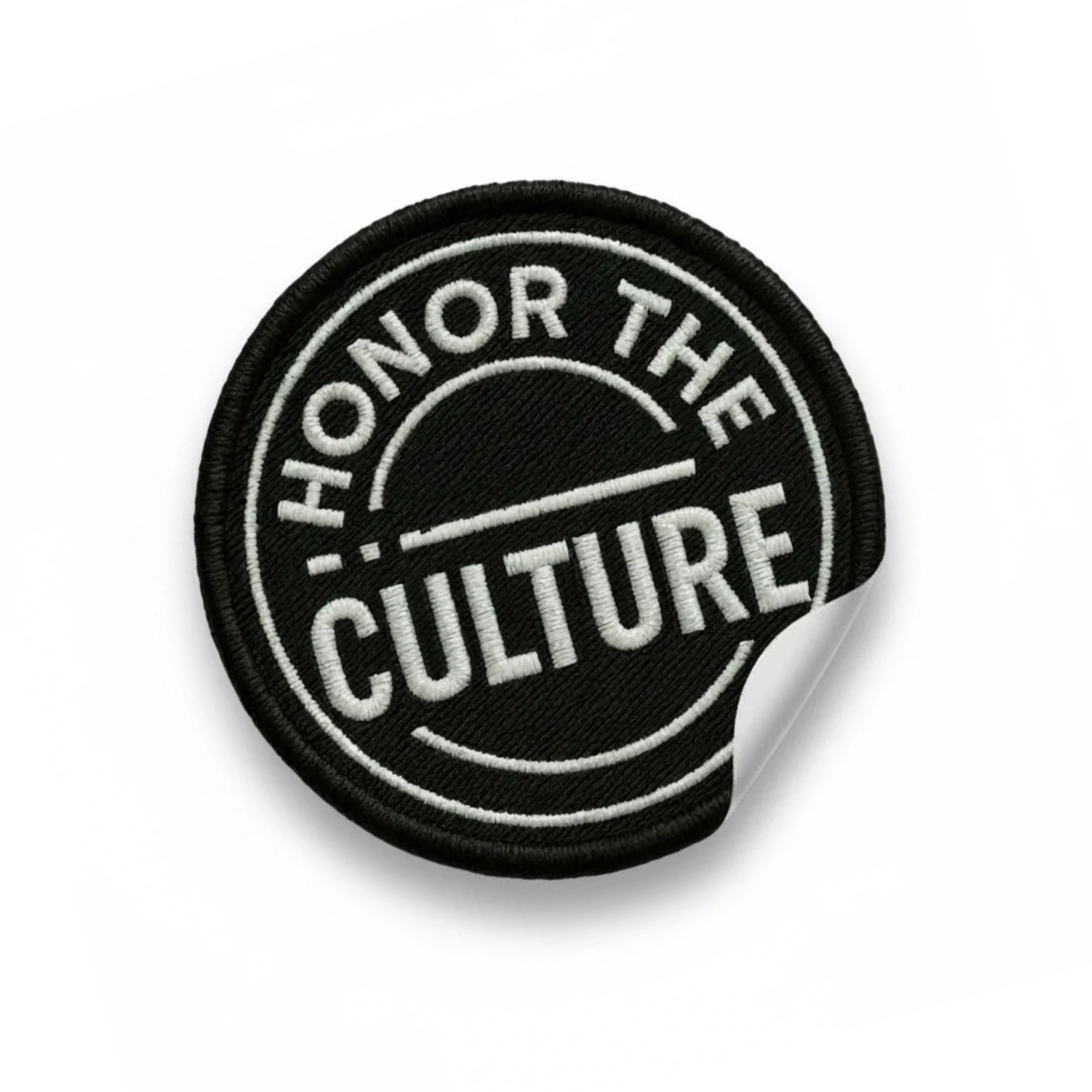 honor the culture™ - "the patch" vinyl sticker
