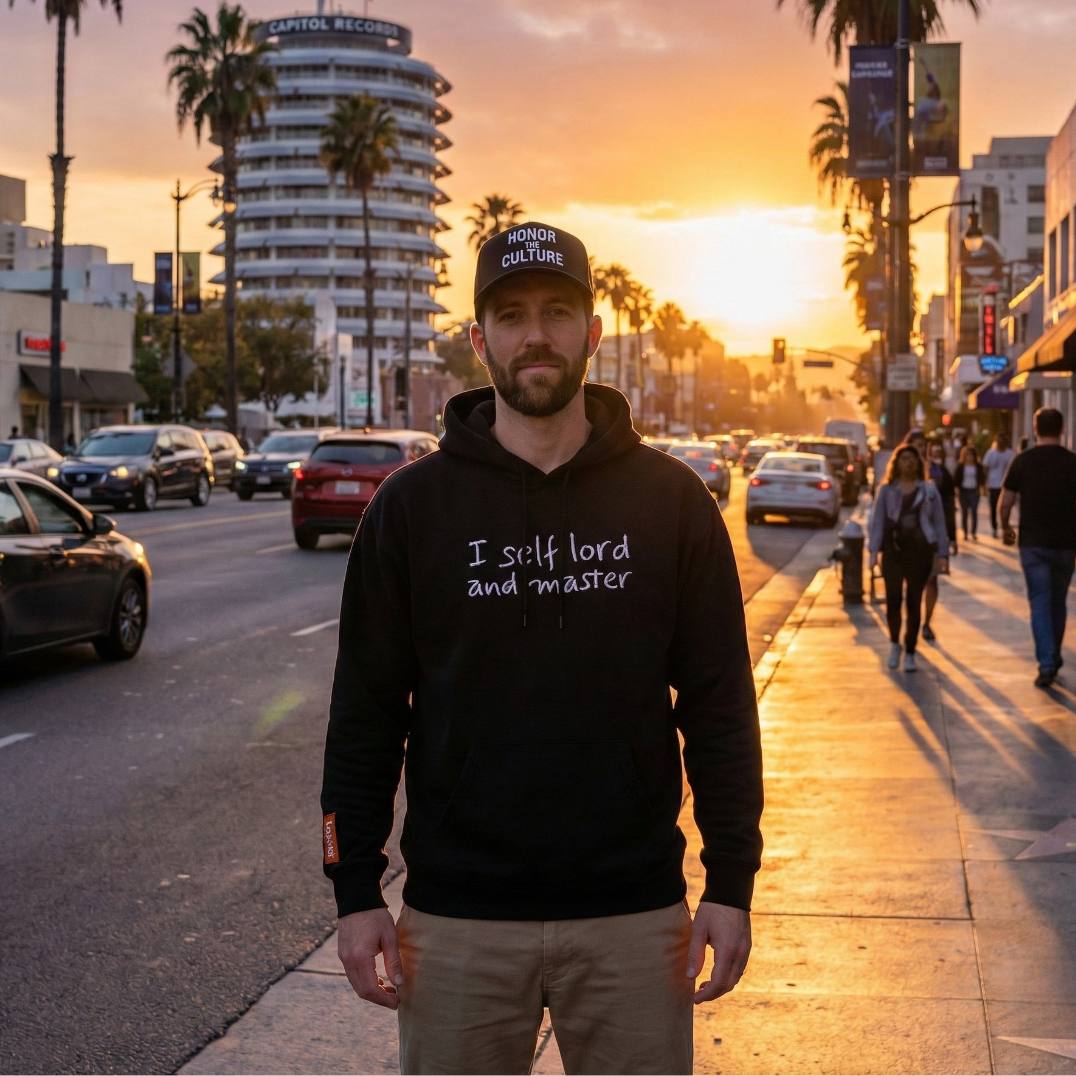 honor the culture™ -  "I self lord and master" legends stitch hoodie