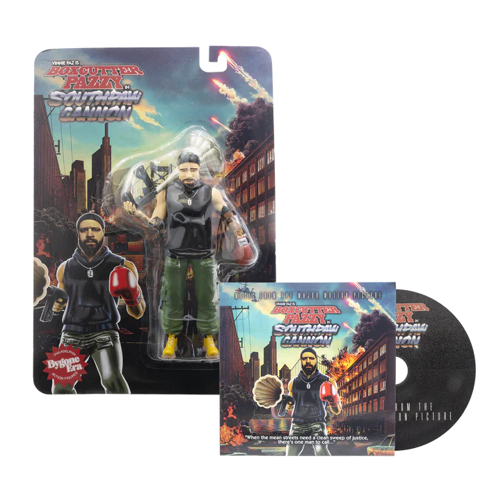 Boxcutter Pazzy - Limited Edition Action Figure & Southpaw Cannon CD Bundle