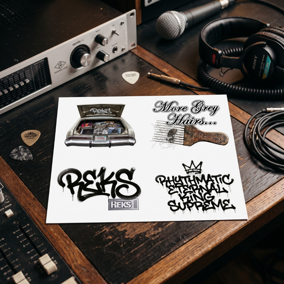 HNR x REKS - Sticker Sheet (8.5 x 11)